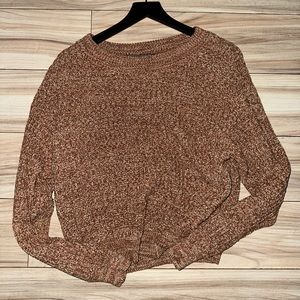 PUMPKIN SPICE-COLORED SWEATER IN SIZE LARGE